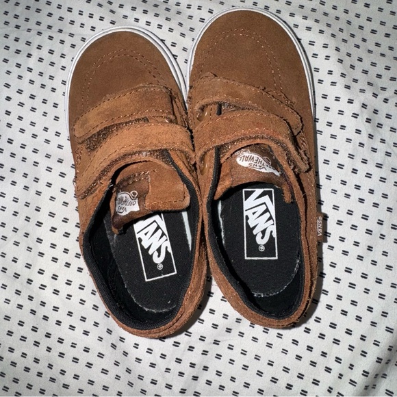 Vans Toddler Brown Velcro Shoes - Picture 7 of 11